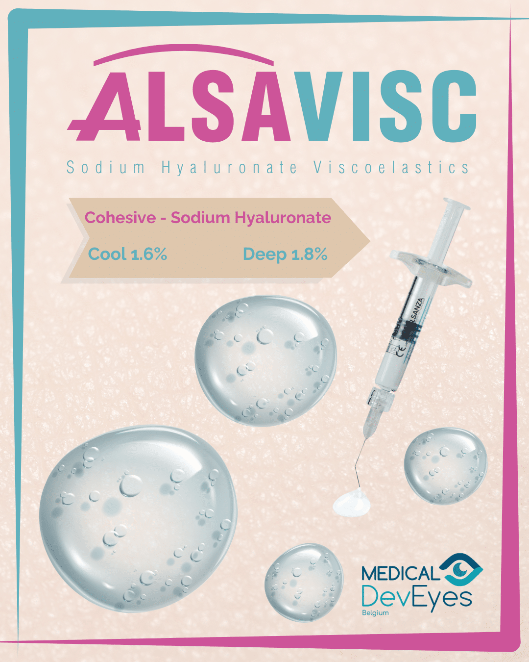 Alsavisc the cohesive OVDs containing sodium hyaluronate