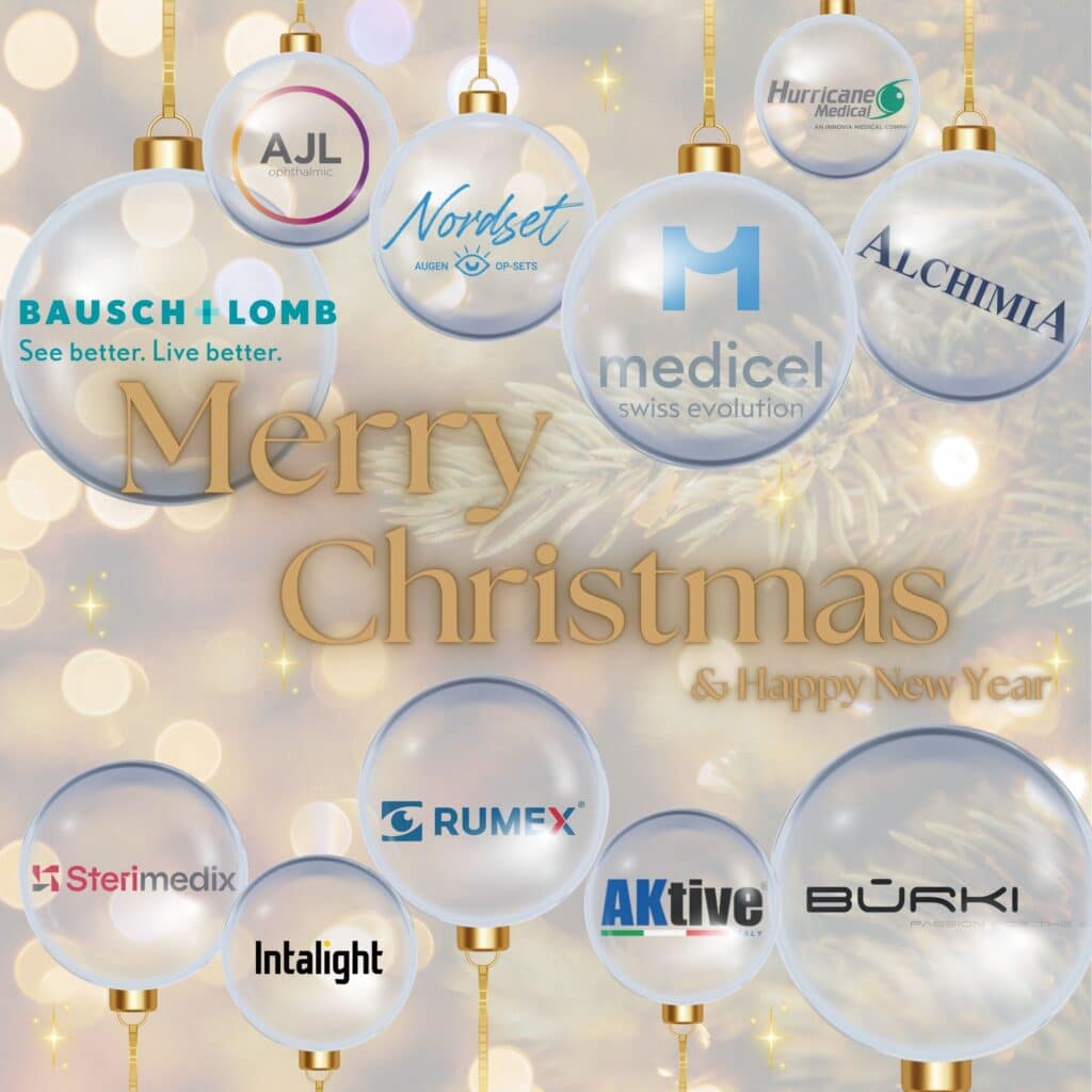 Medical DevEyes Belgium sends warm holiday wishes to everyone, especially our partners – brands and ophthalmologists